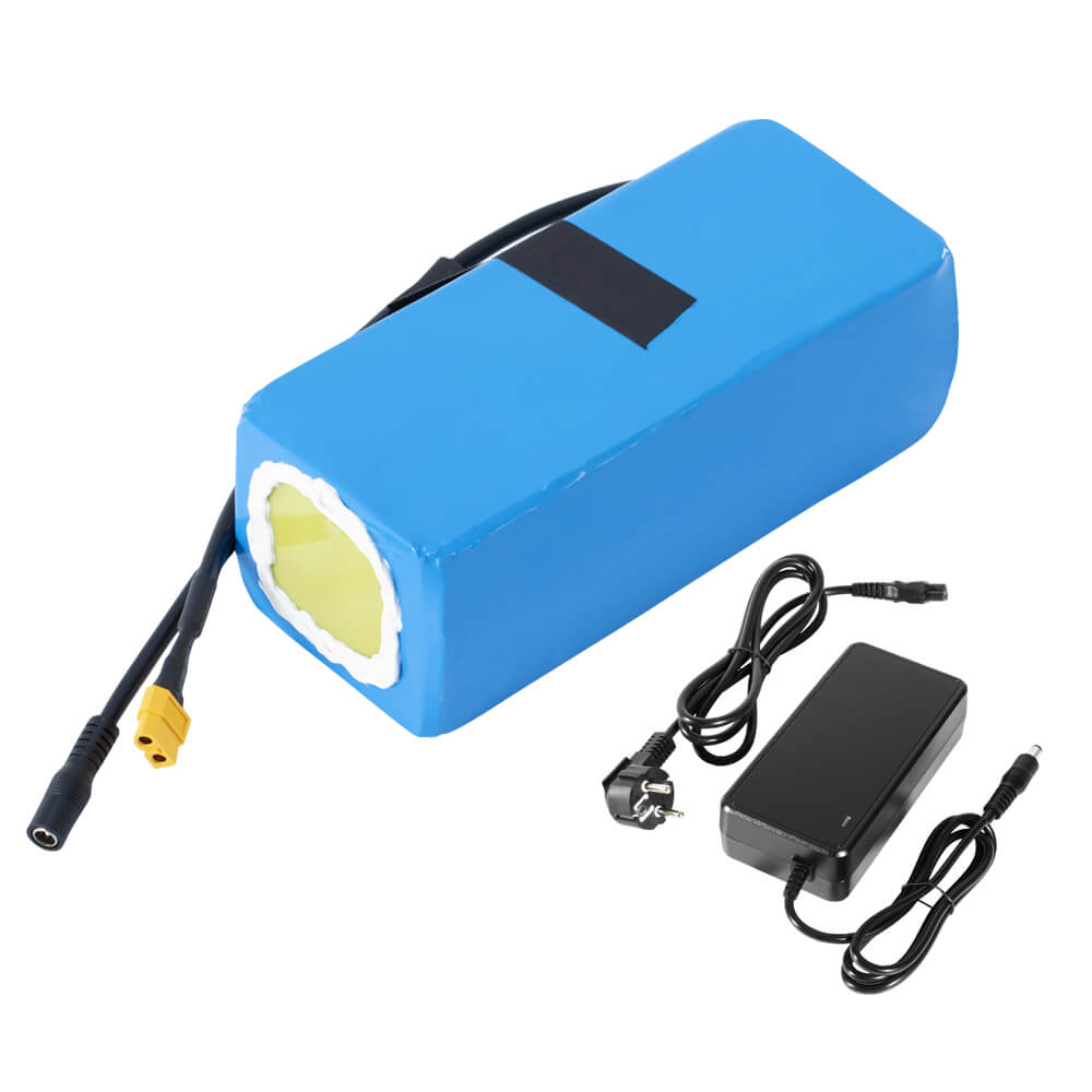 36V 10.4Ah(385Wh) Li-ion accupakket met lader E-bike accupakket