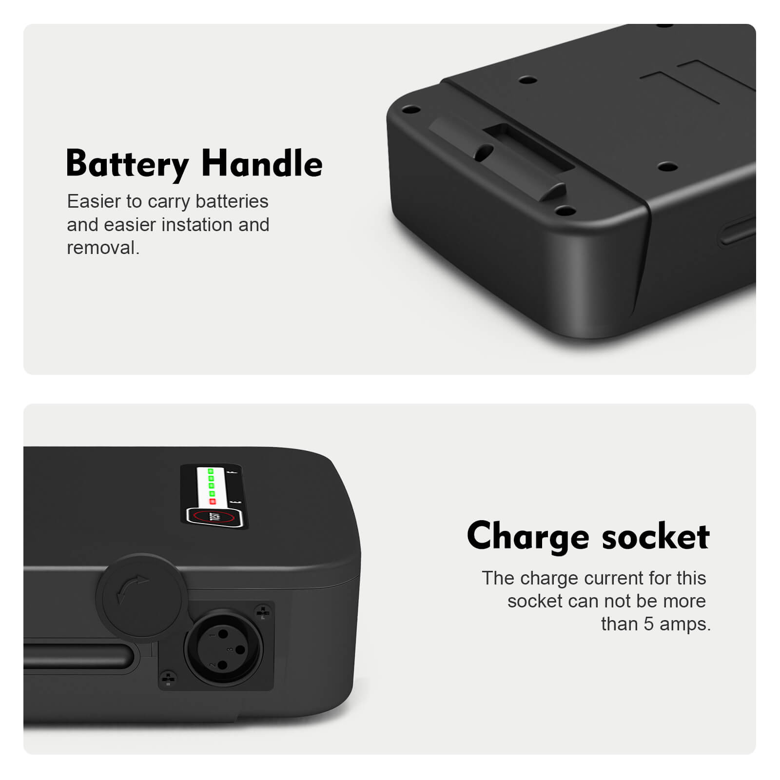 36V 10.4Ah(374Wh) Fietsaccu voor Prophete Samsung SDI3610E en BLAUPUNKT zonder oplader