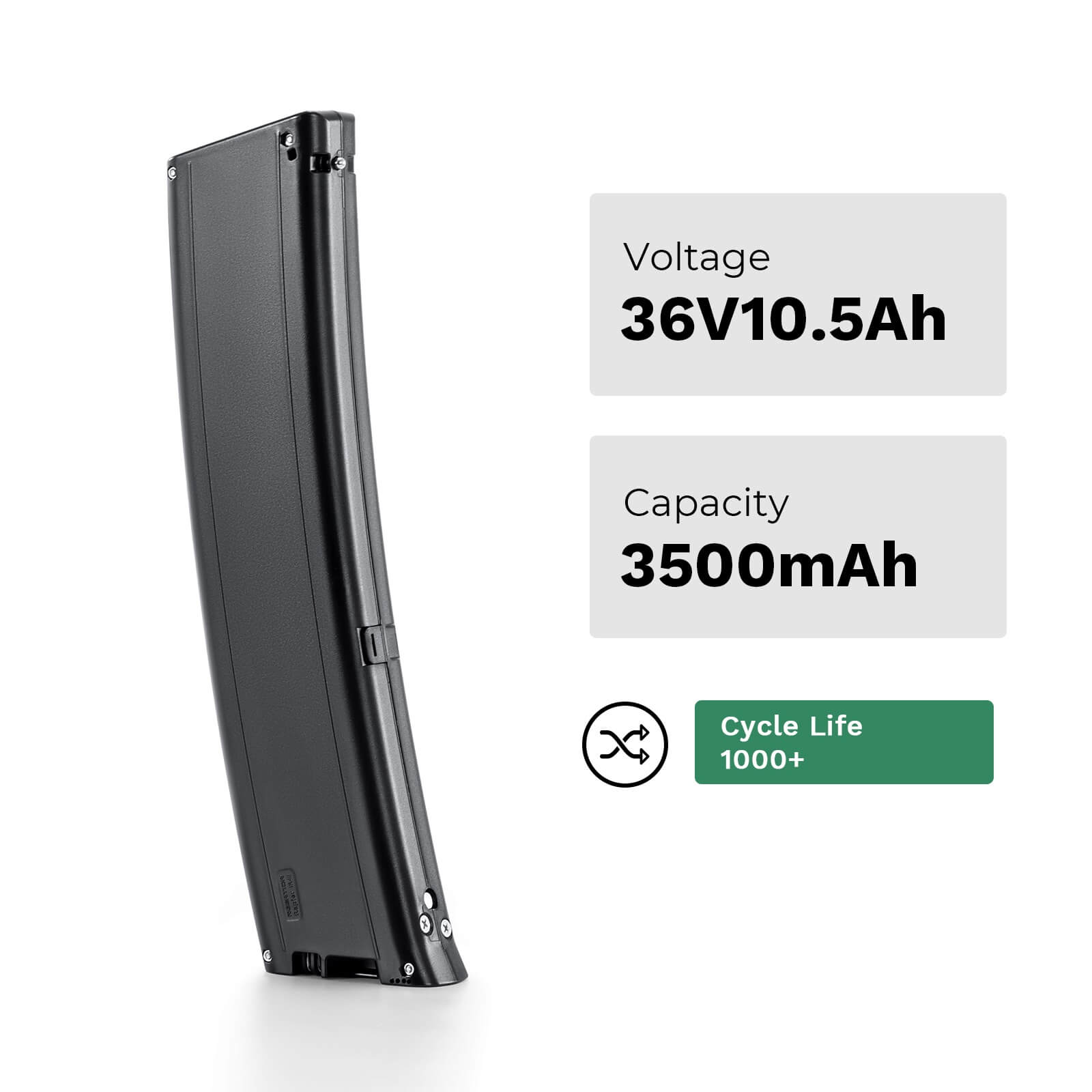 36V 10,5Ah(388Wh) Fietsaccu zonder oplader voor Reention Rapier IR-III
