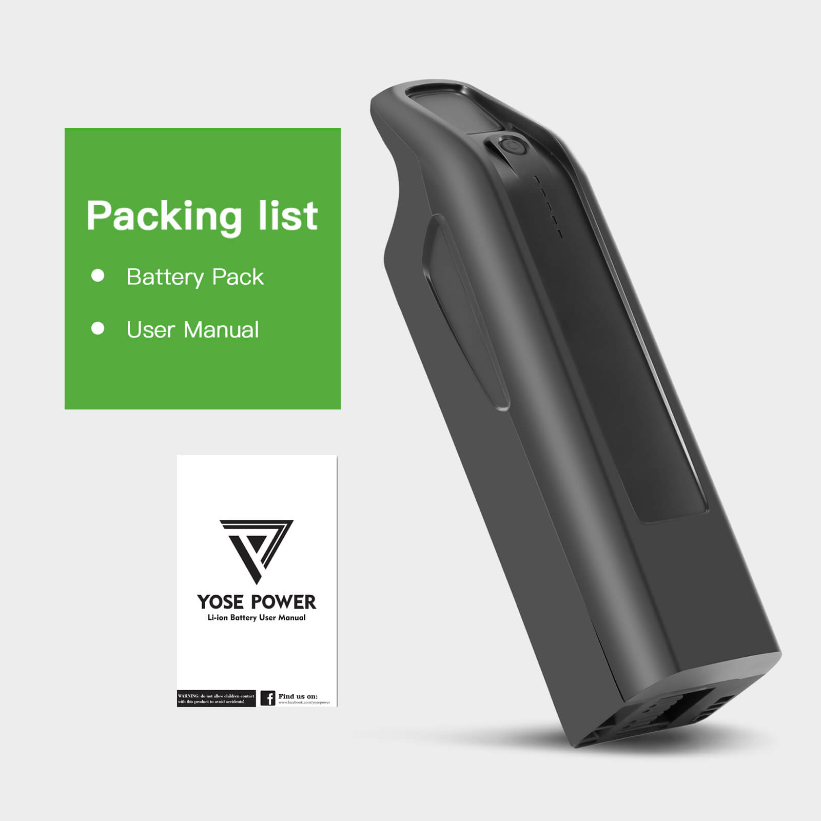 36V 12.8Ah(461Wh) Fietsaccu met CAN-Bus voor onderbuis Prophete e-Bikes ZZ131 AEG Accu