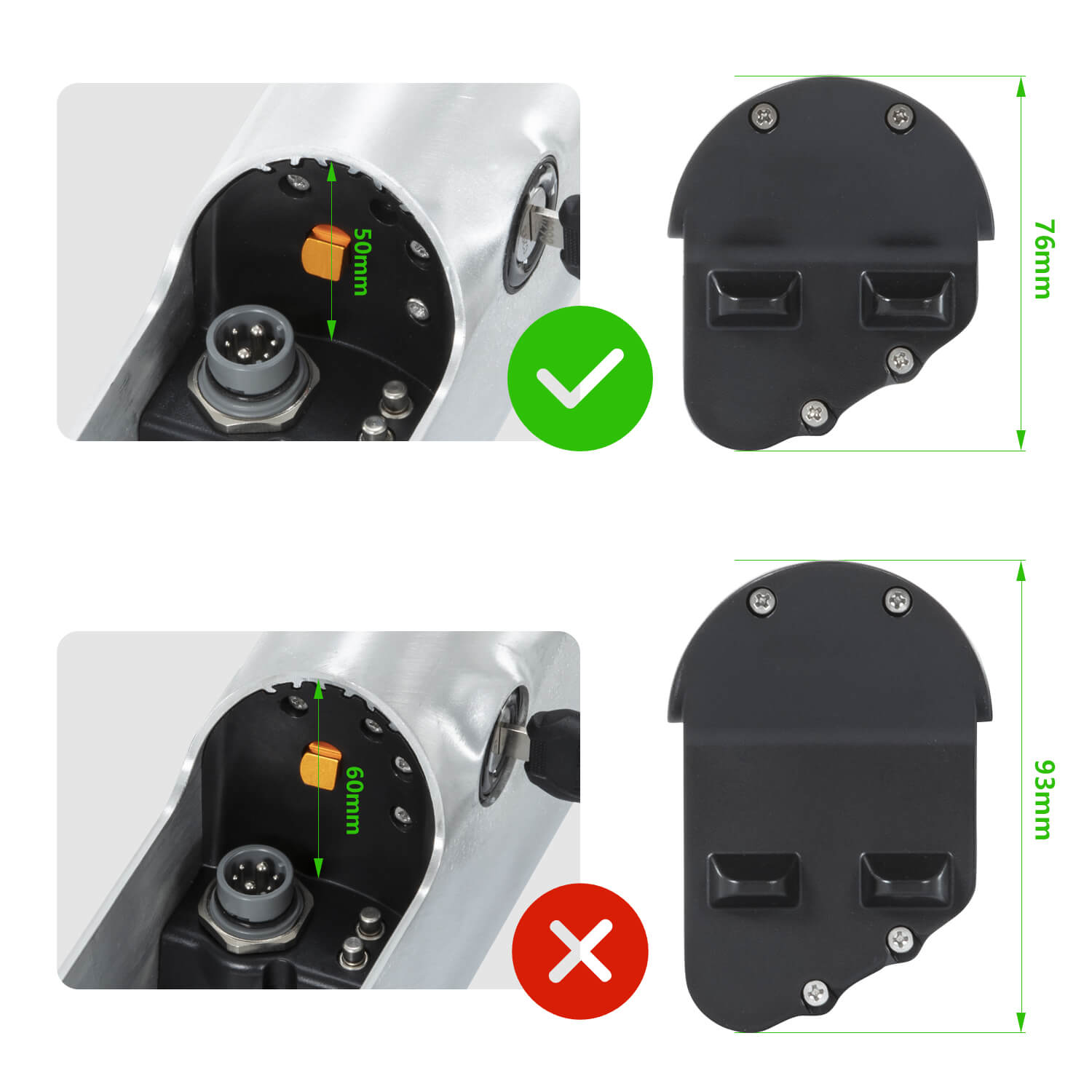 36V 12.8Ah(474Wh) Fietsaccu Intube Accu REENTION EEL-MINI 40 voor Fongers Nuevo, Telefunken Aufsteiger, Zündapp Z810,Z898