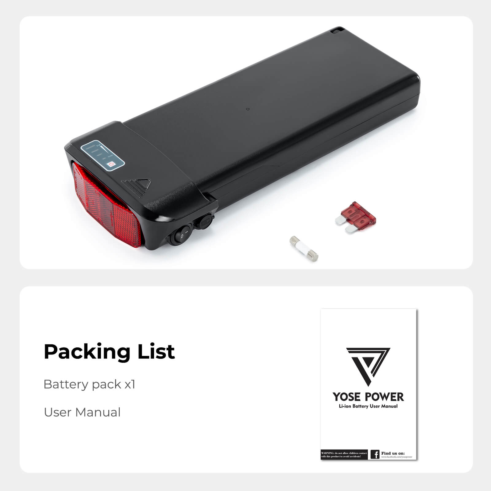 36V 12.8Ah(473Wh) Universele Fietsaccu voor Matrabike, Fongers, E4Motion, Vogue, Prolithium enz.