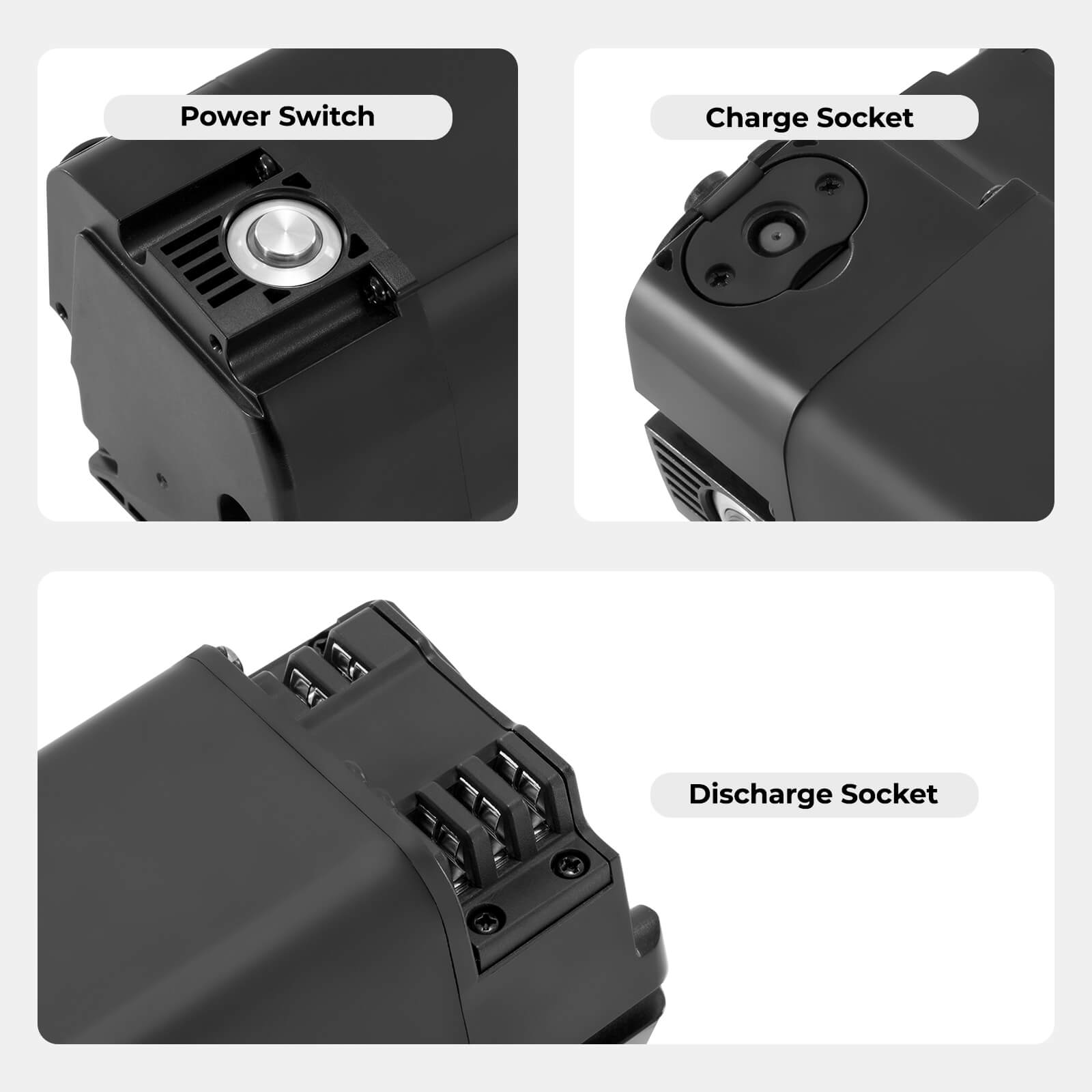 36V 13Ah(468Wh) Fietsaccu AGE Intube Batterij ZZ361 CAN-Bus zonder lader voor Prophete E-Bikes