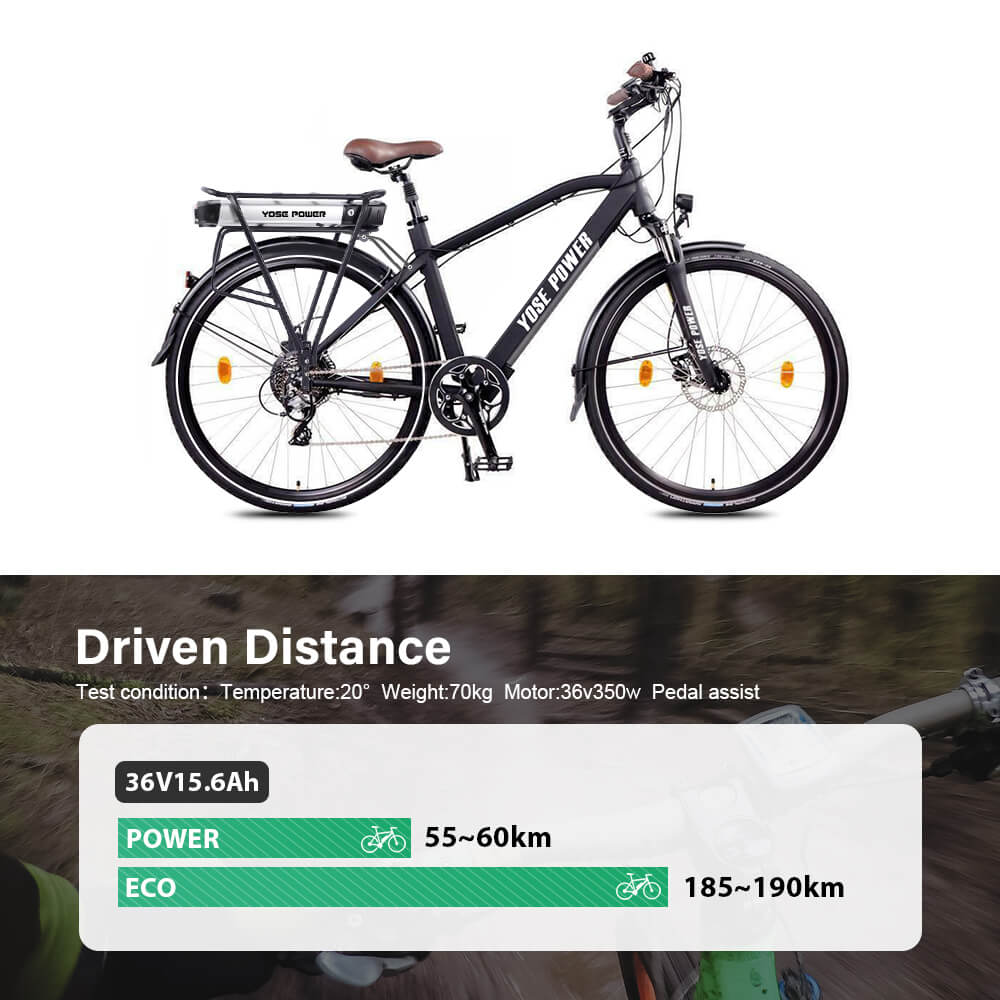 36V 13Ah/14.5Ah/15.6Ah/17.4Ah Pro-Ebike accu, Grunberg, ombouwsets fietsunie / RAT Delfi, FMH Motor, Txed, Veldia  voor 26"-28" Fiets met V-Brake en Schijfrem