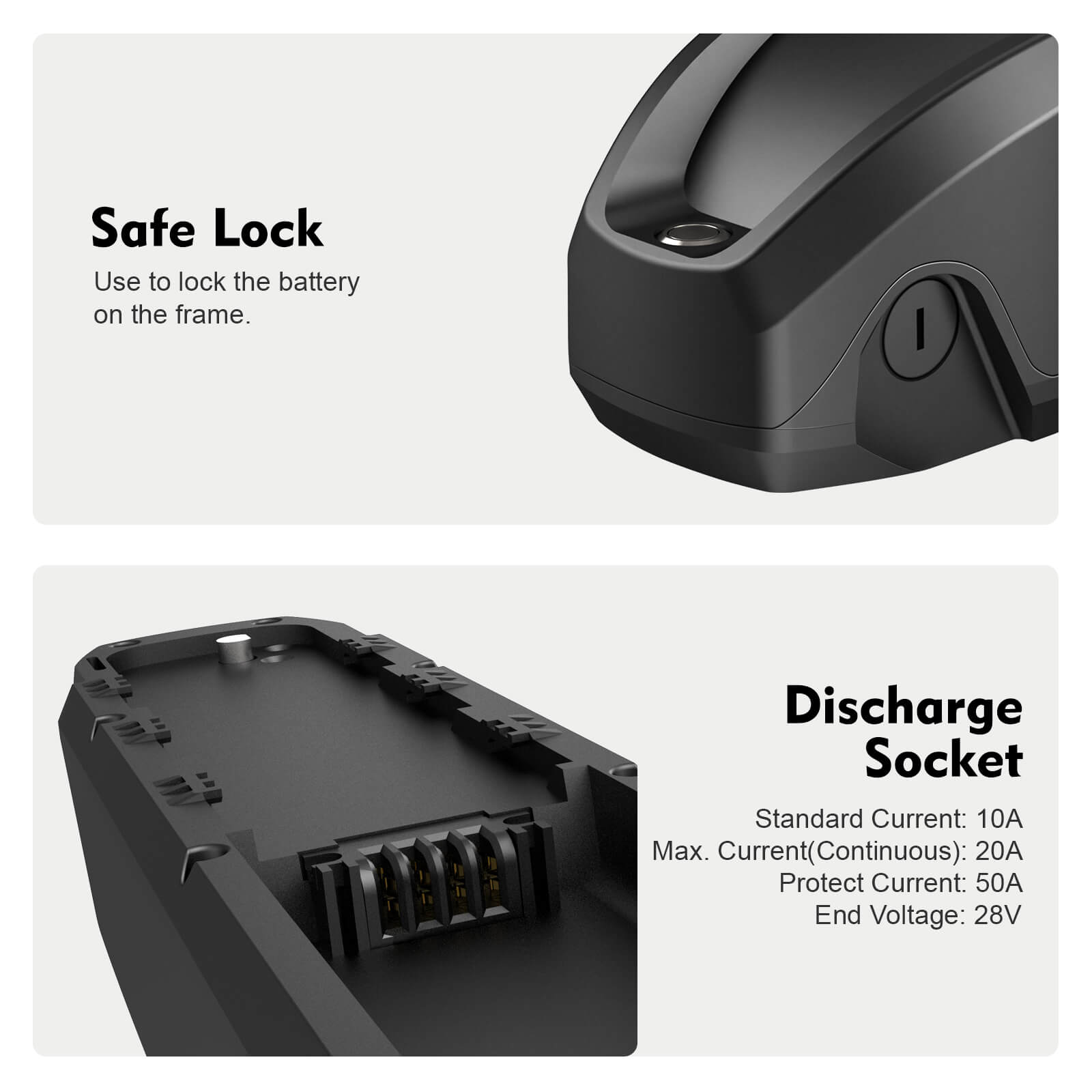 36V 10.4Ah Li-ion Fietsaccu ZZ98 voor BLAUPUNKT ZZ981004 en Prophete Nr. 326