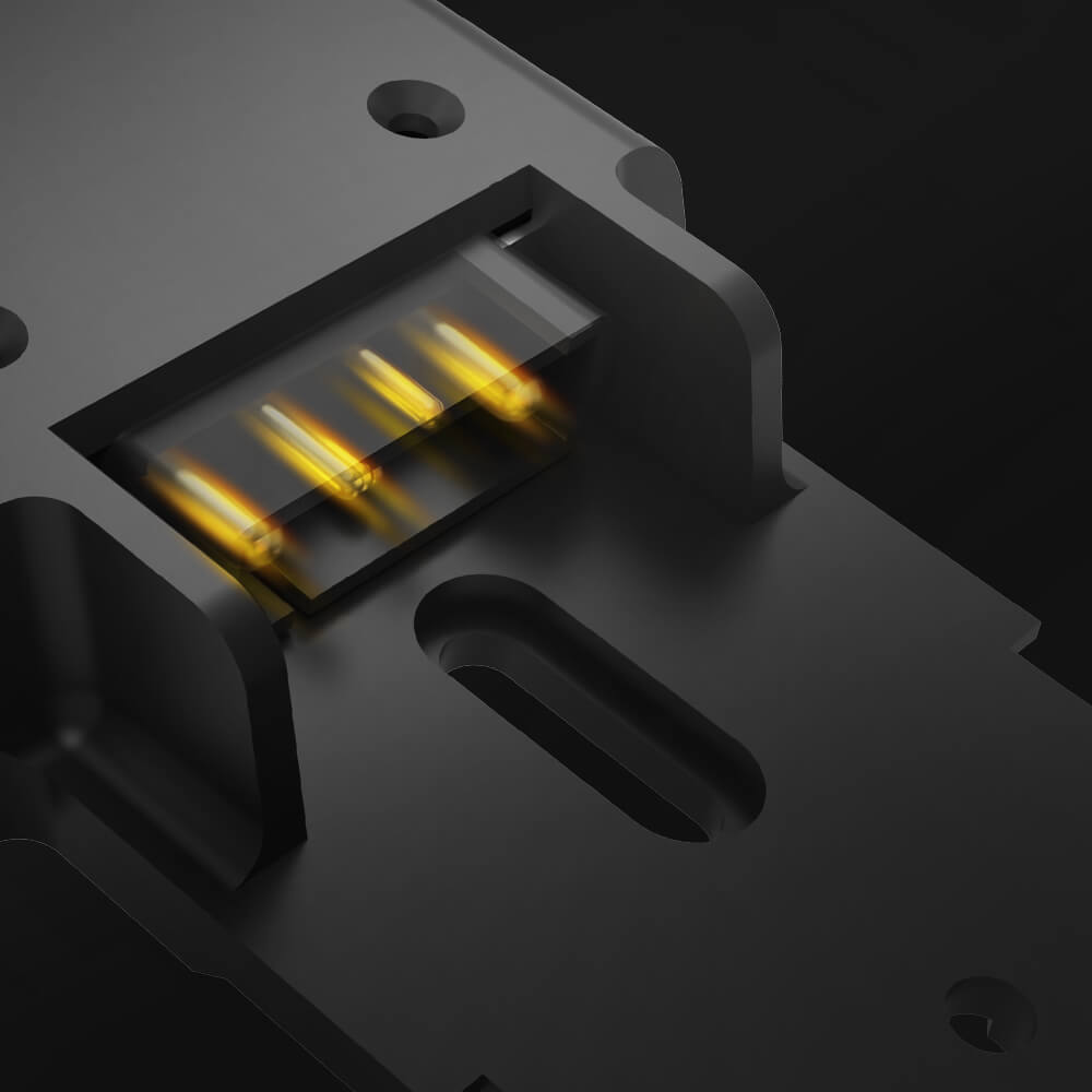 36V 13Ah(481Wh)/14.5Ah(536,5Wh) Hailong Fietsaccu voor diverse verschillende fietsen  met 5 vergulde ronde stekkers