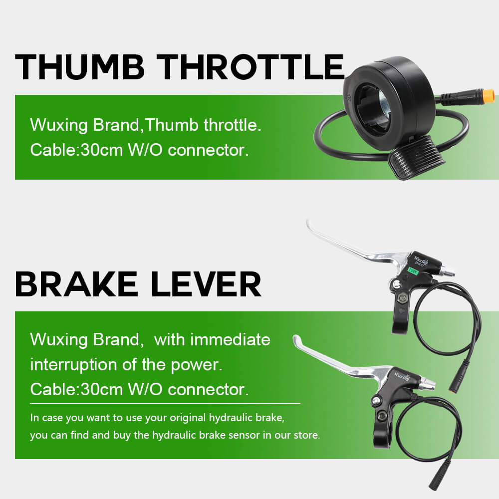 E-Bike ombouwset 36V 250W 26" Voormotor Kit met HL1 36V 18Ah Accu Naafmotor DIY