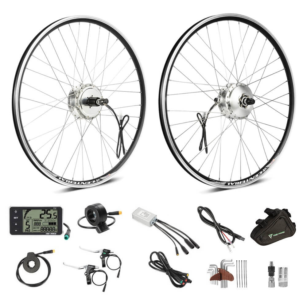 E-Bike ombouwset 36V 350W 27.5" Achter Cassette Motor Fiets Naafmotor