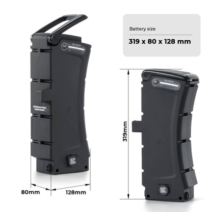 36V 10.4Ah(374Wh) E-Bike Li-ion Accu Vervangende Accu zonder Oplader voor SideClick Akku van Prophete, Kreidler, Zündapp