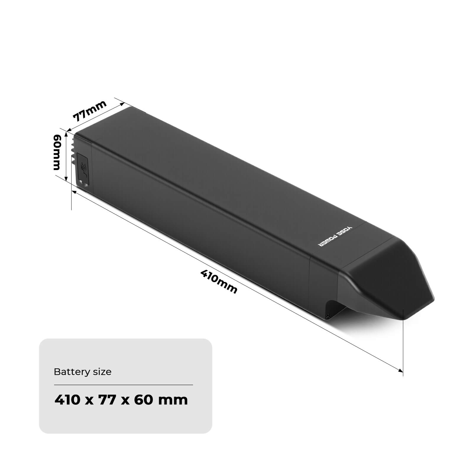36V 14Ah Phylion Fietsaccu Joycube DT-12 Accu voor TELEFUNKEN Aufsteiger M930, Prophete Graveler 22.ESM.10, Prophete Entdecker 22.EST.05, and E-Bikes Pedelecs of TOTEM, Tretwerk, Adore