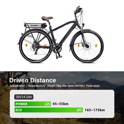 36V 13Ah/14.5Ah/15.6Ah/16Ah/17.4Ah E-Bike Lithium-ion Accu met/zonder Zwarte Bagagedrager Geschikt voor 26"-28" Fiets