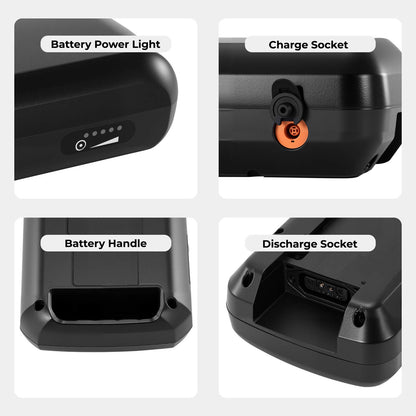 43V 17,5Ah (752Wh) Bafang Achterbagagedrager Accu Fietsaccu BTC01 LG Cells zonder lader (BT C01.750.UC)