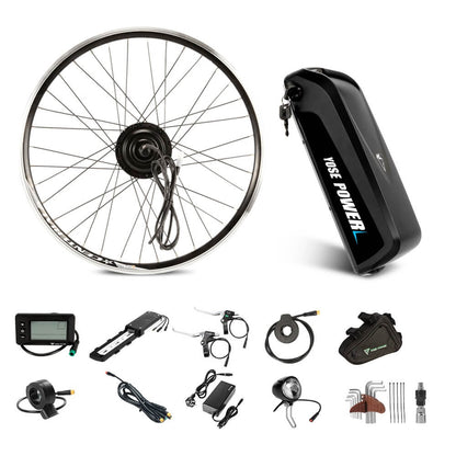 E-Bike ombouwset 36V 250W 28"(700C) Voormotor Kit met HL1 36V 15.6Ah Accu Naafmotor DIY