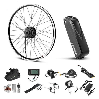 E-Bike ombouwset 36V 250W 28"(700C) Voormotor Kit met HL1 36V 18Ah Accu Naafmotor DIY