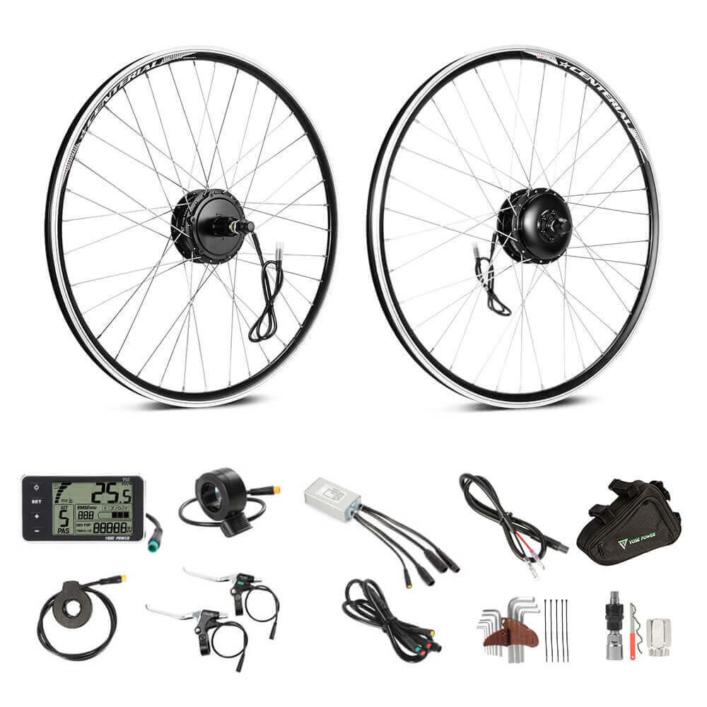 E-Bike ombouwset 36V 350W 26" Achter Cassette Motor Fiets Naafmotor Conversie Kit