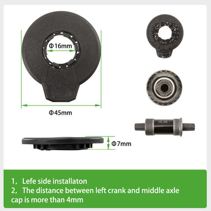 E-Bike ombouwset 36V 350W 28"(700C) Achter Motor Kit voor Cassette met 36V 13Ah Accu