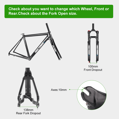 E-Bike ombouwset 36V 350W 28"(700C) Achter Motor Kit voor Vrijloop met 36V 13Ah Accu