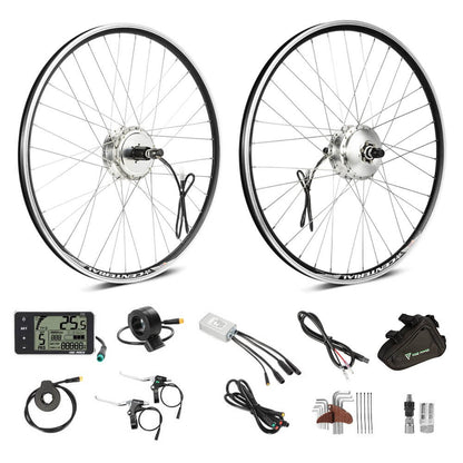 E-Bike ombouwset 36V 350W 27.5" Achter Cassette Motor Fiets Naafmotor